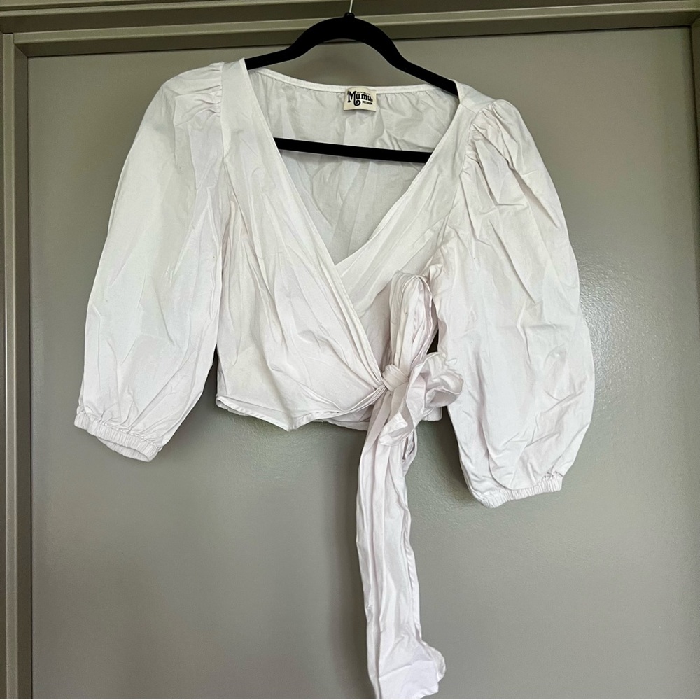 Show Me Your Mumu Wrap Top
